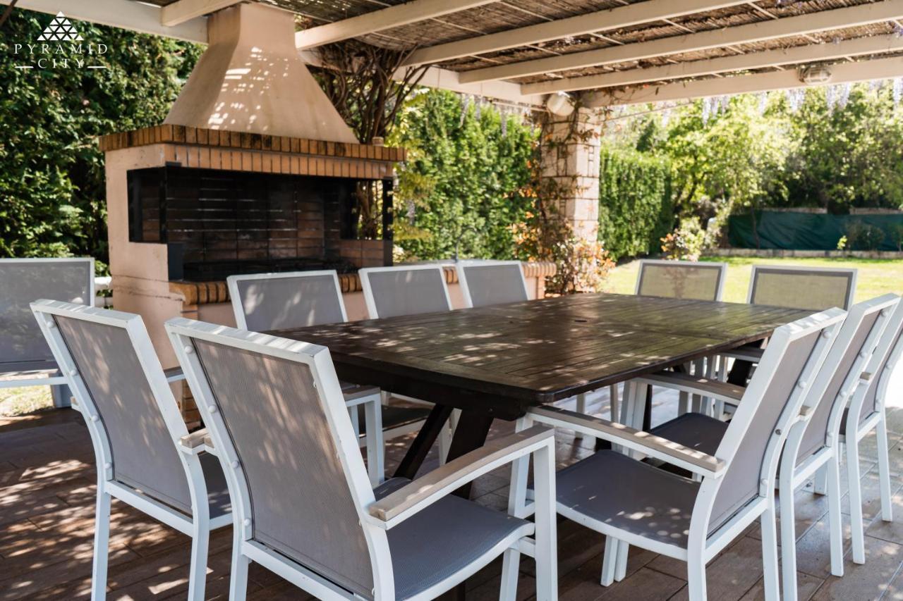 Luxury Villa Hera - Beachfront Roda  Bagian luar foto